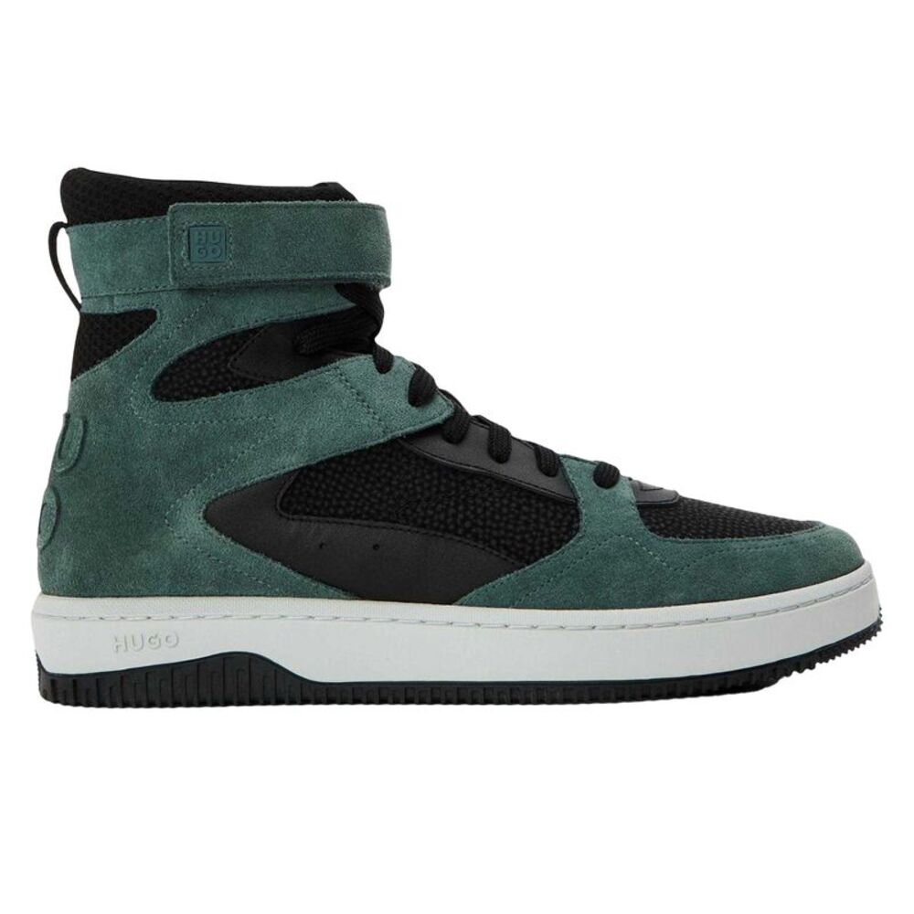 Hugo Mens Kilian Hito Ltmx Suede Sneakers / Black/Teal
